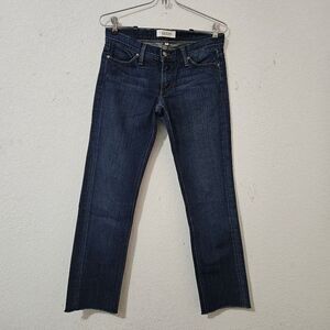 Habitual Indigo Cropped Ankle Jeans Made In USA